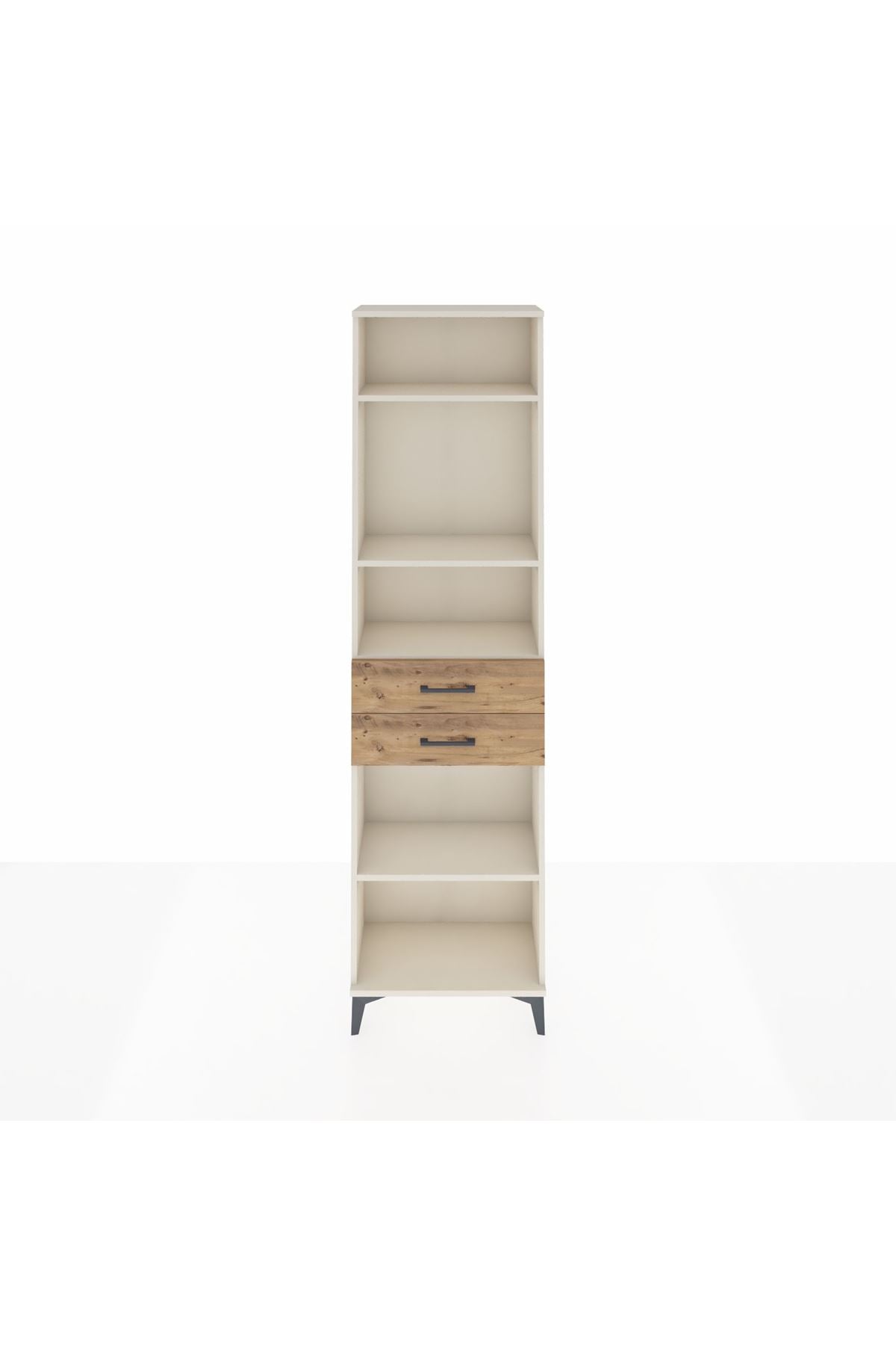 Arges Dolap 4 Raflı 2 Çekmeceli 60x30x221 - S29M199V3A