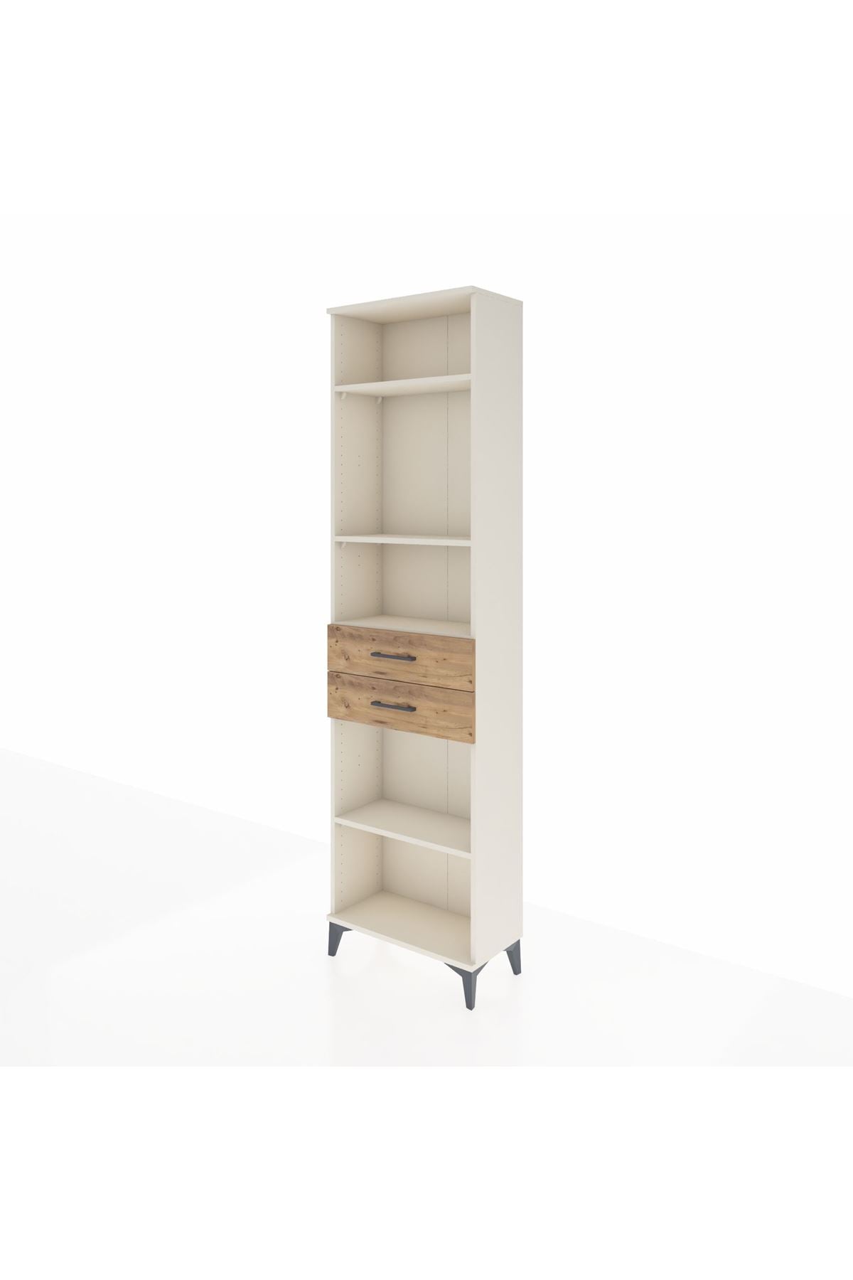 Arges Dolap 4 Raflı 2 Çekmeceli 60x30x221 - S29M199V3A