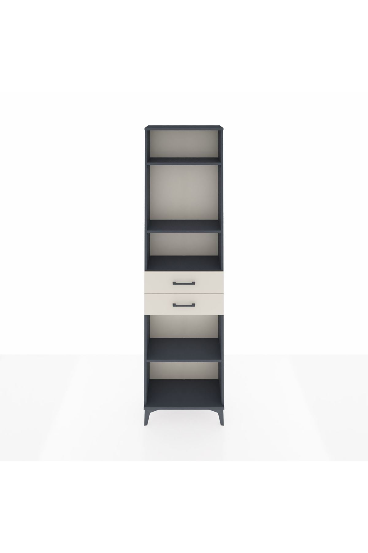 Arges Dolap 4 Raflı 2 Çekmeceli 60x30x221 - S29M199V4A