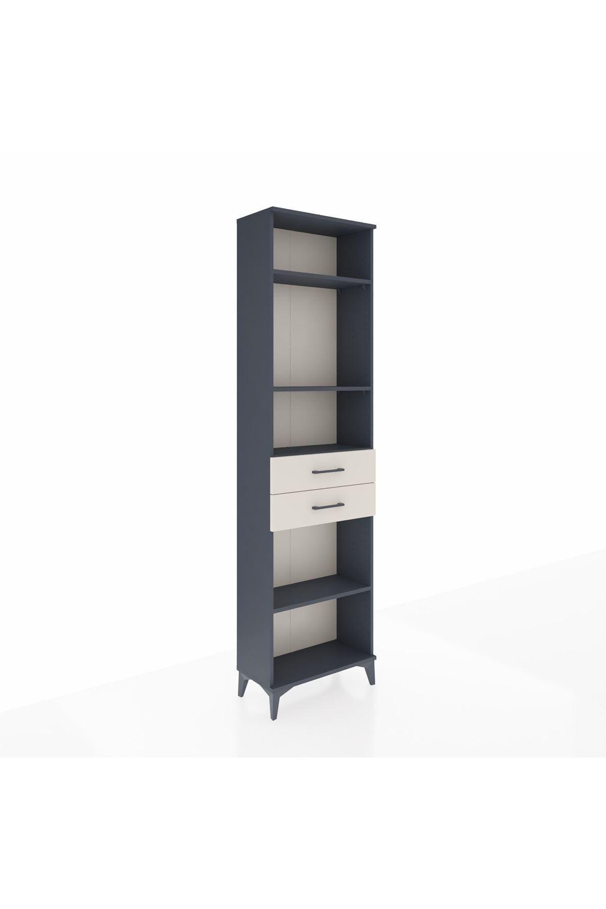 Arges Dolap 4 Raflı 2 Çekmeceli 60x30x221 - S29M199V4A