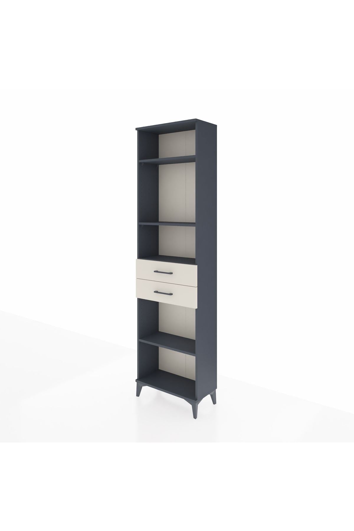 Arges Dolap 4 Raflı 2 Çekmeceli 60x30x221 - S29M199V4A