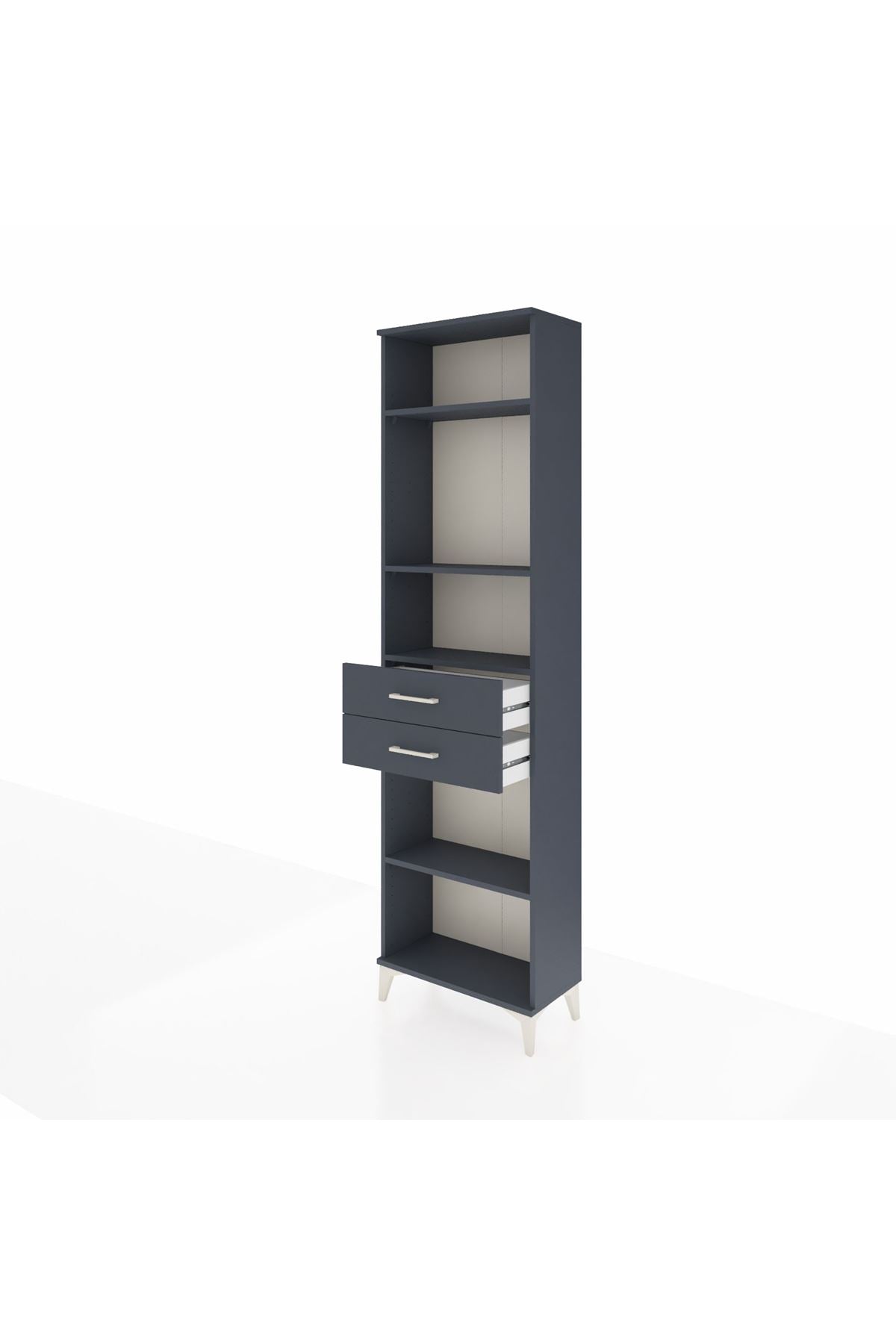 Arges Dolap 4 Raflı 2 Çekmeceli 60x30x221 - S29M199V5A