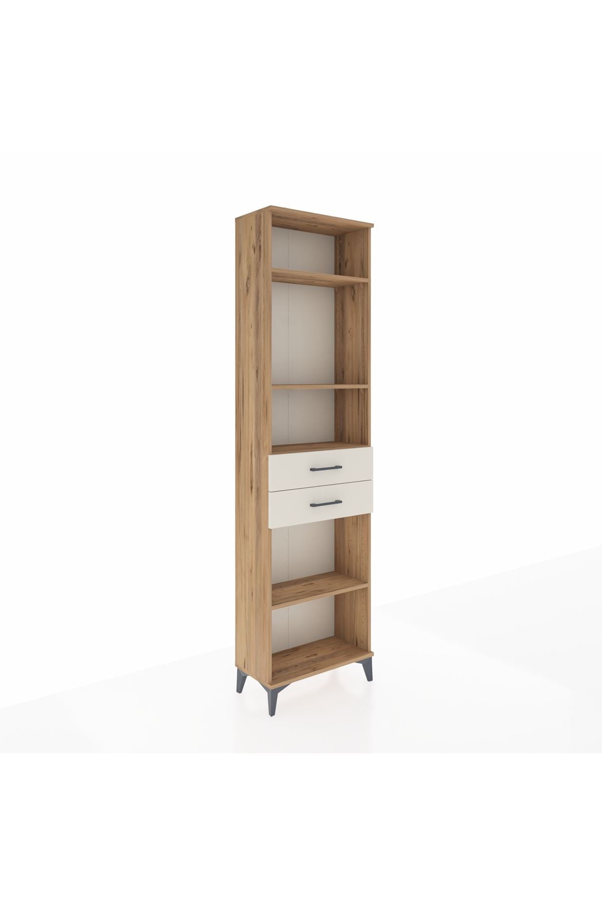Arges Dolap 4 Raflı 2 Çekmeceli 60x30x221 - S29M199V7A