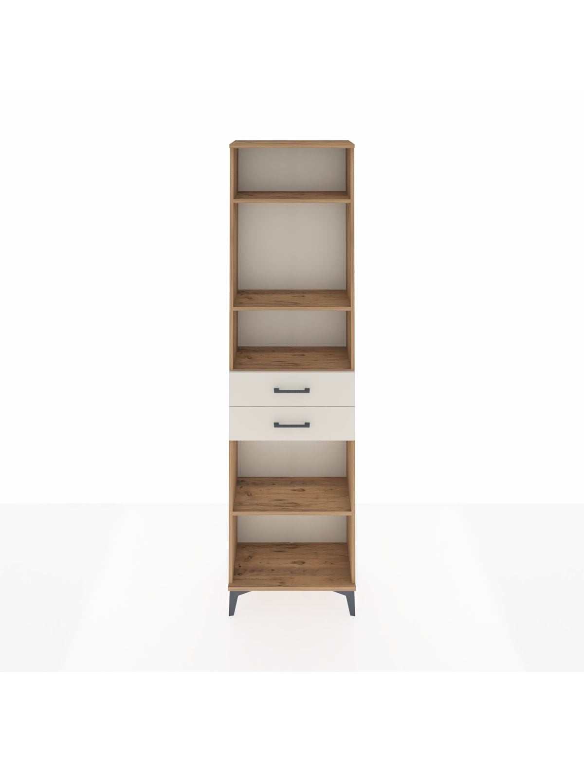 Arges Dolap 4 Raflı 2 Çekmeceli 60x30x221 - S29M199V7A