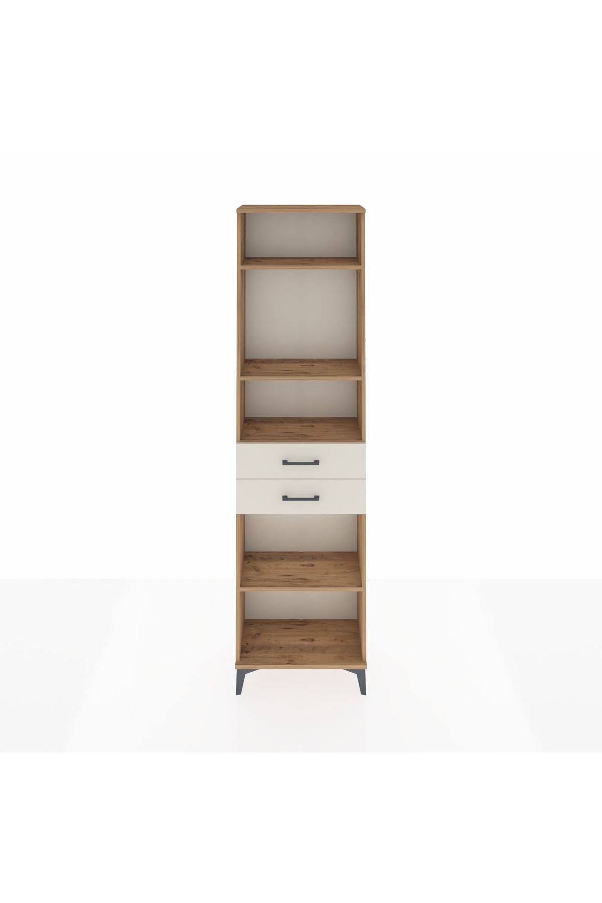 Arges Dolap 4 Raflı 2 Çekmeceli 60x30x221 - S29M199V7A