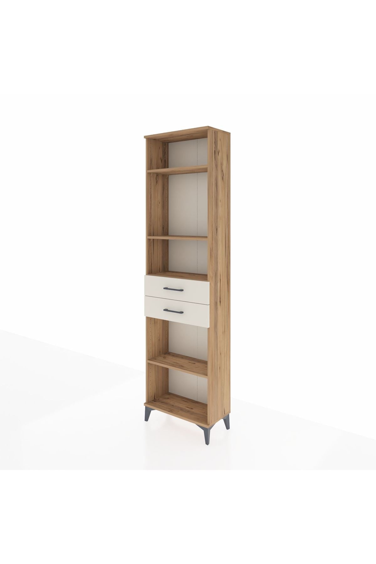 Arges Dolap 4 Raflı 2 Çekmeceli 60x30x221 - S29M199V7A