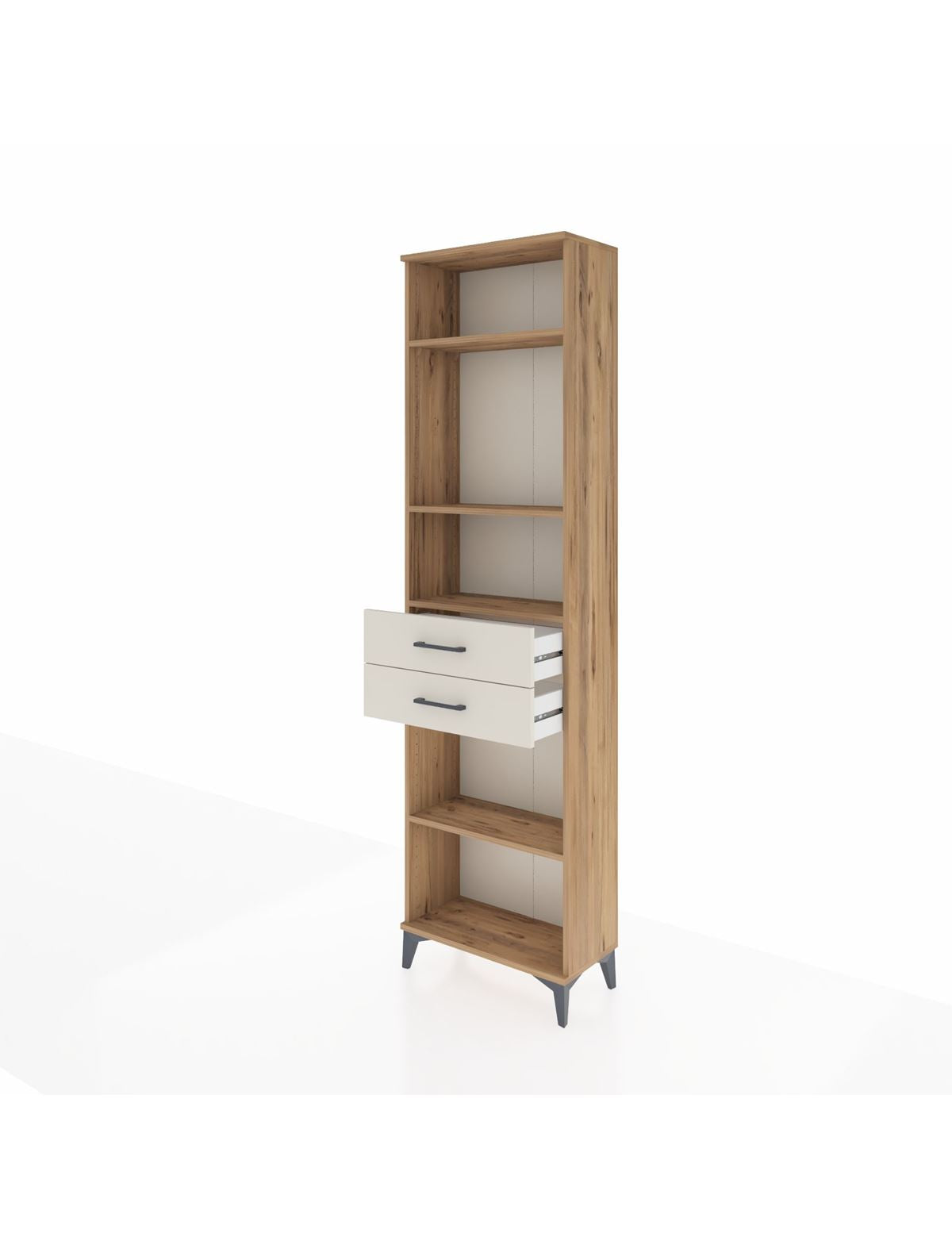 Arges Dolap 4 Raflı 2 Çekmeceli 60x30x221 - S29M199V7A