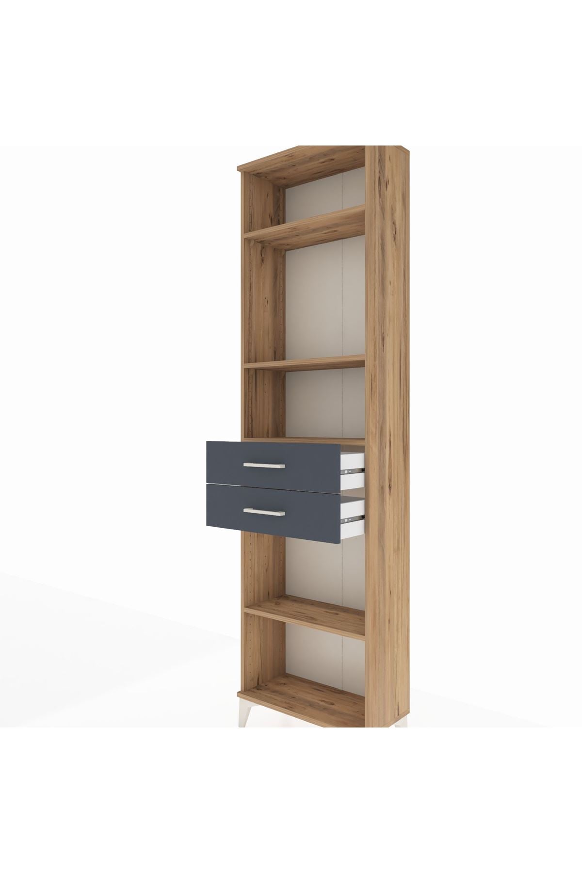 Arges Dolap 4 Raflı 2 Çekmeceli 60x30x221 - S29M199V8A