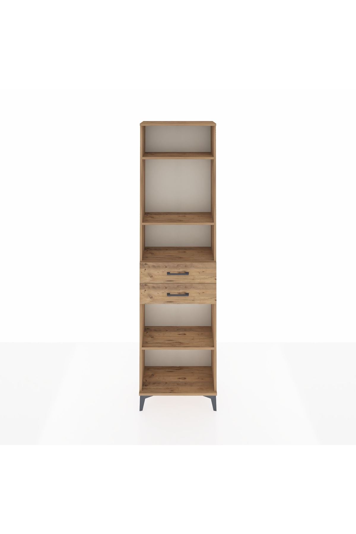 Arges Dolap 4 Raflı 2 Çekmeceli 60x30x221 - S29M199V9A