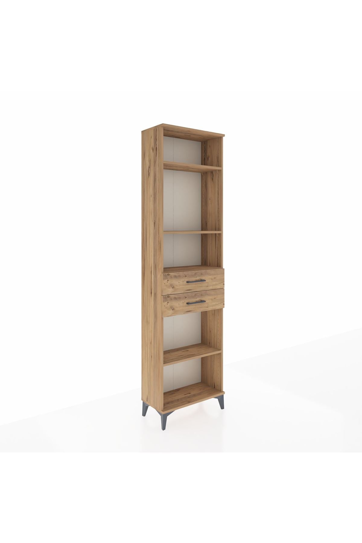 Arges Dolap 4 Raflı 2 Çekmeceli 60x30x221 - S29M199V9A