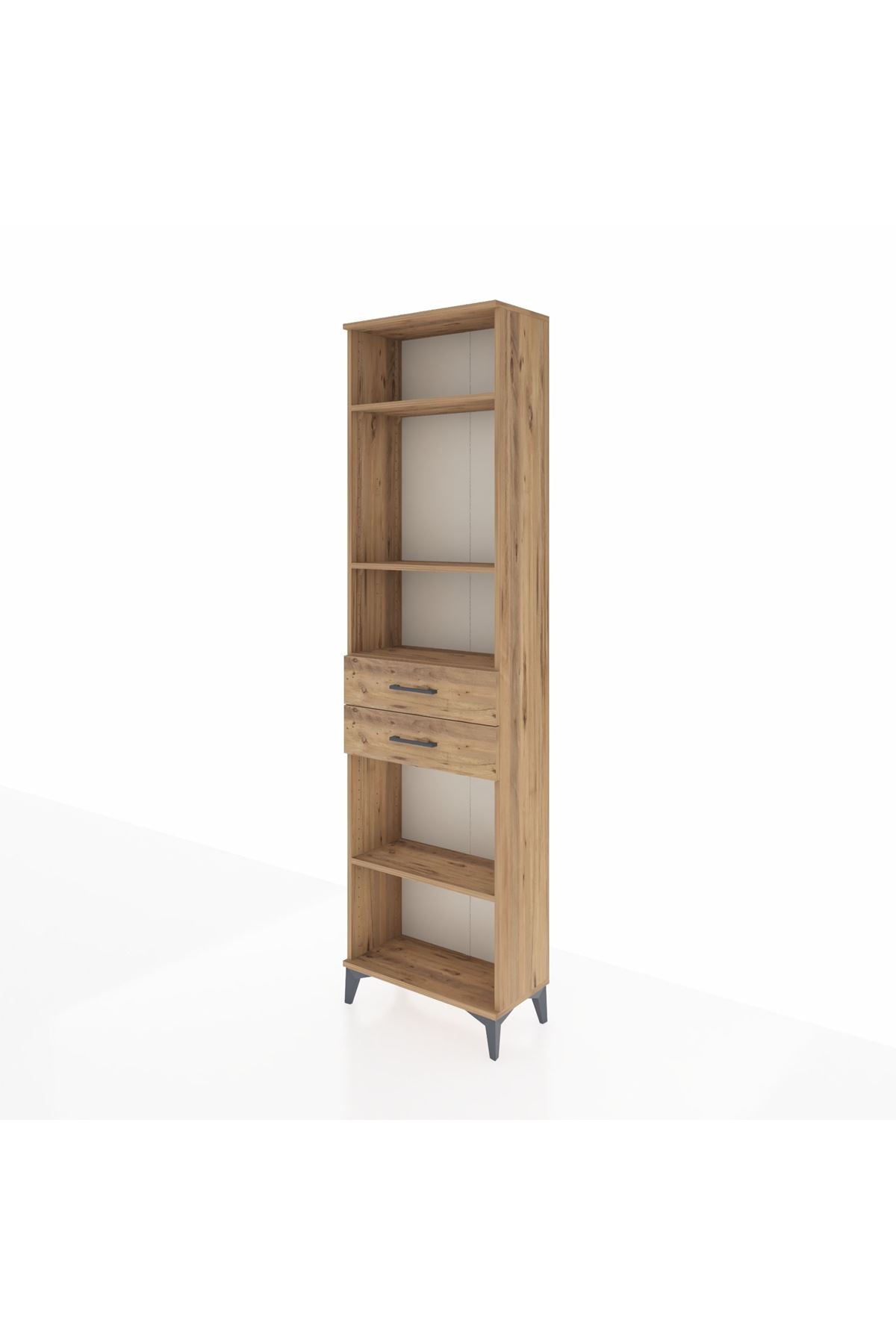 Arges Dolap 4 Raflı 2 Çekmeceli 60x30x221 - S29M199V9A