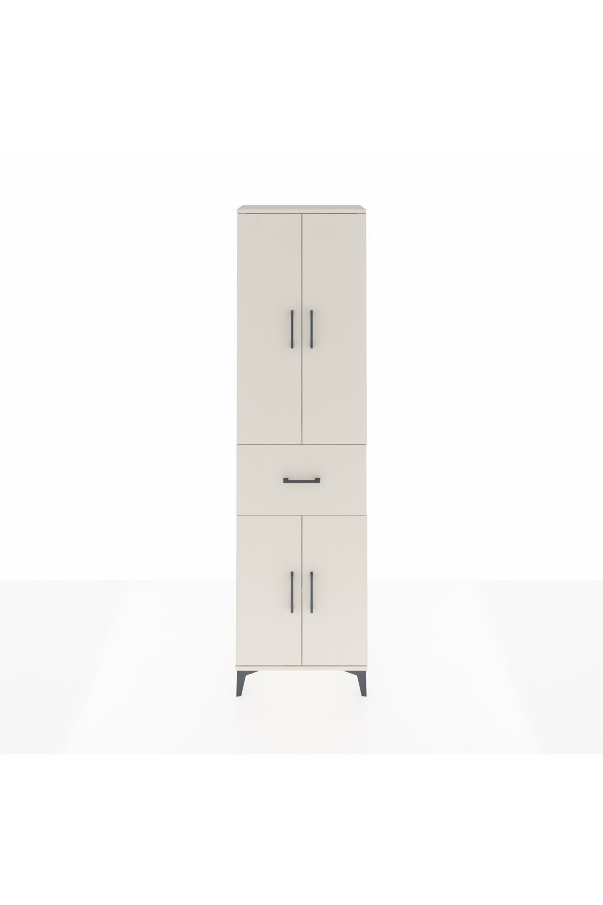 Arges Dolap 2 Raflı Tek Çekmeceli Tek Askılı 60x30x221 - S29M200V1A
