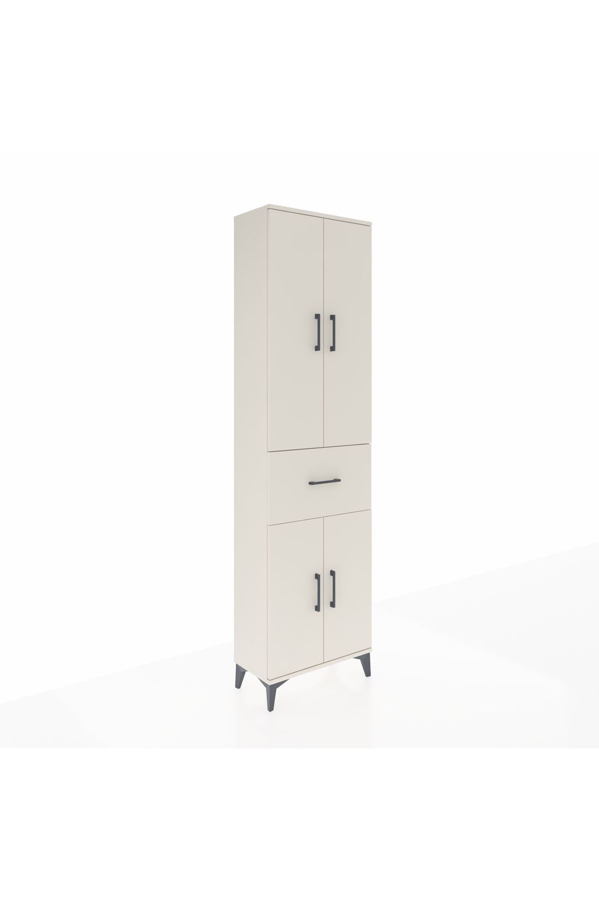 Arges Dolap 2 Raflı Tek Çekmeceli Tek Askılı 60x30x221 - S29M200V1A