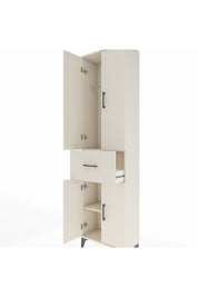 Arges Dolap 2 Raflı Tek Çekmeceli Tek Askılı 60x30x221 - S29M200V1A