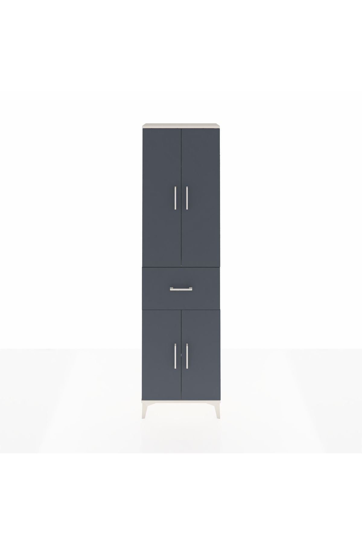 Arges Dolap 2 Raflı Tek Çekmeceli Tek Askılı 60x30x221 - S29M200V2A