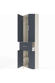 Arges Dolap 2 Raflı Tek Çekmeceli Tek Askılı 60x30x221 - S29M200V2A