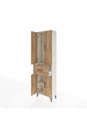 Arges Dolap 2 Raflı Tek Çekmeceli Tek Askılı 60x30x221 - S29M200V3A