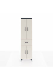 Arges Dolap 2 Raflı Tek Çekmeceli Tek Askılı 60x30x221 - S29M200V4A
