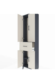 Arges Dolap 2 Raflı Tek Çekmeceli Tek Askılı 60x30x221 - S29M200V4A