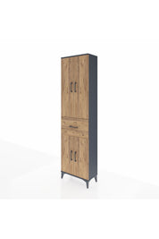 Arges Dolap 2 Raflı Tek Çekmeceli Tek Askılı 60x30x221 - S29M200V6A
