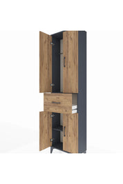 Arges Dolap 2 Raflı Tek Çekmeceli Tek Askılı 60x30x221 - S29M200V6A