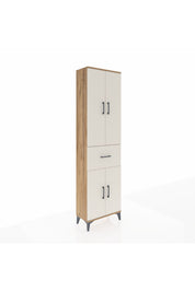 Arges Dolap 2 Raflı Tek Çekmeceli Tek Askılı 60x30x221 - S29M200V7A
