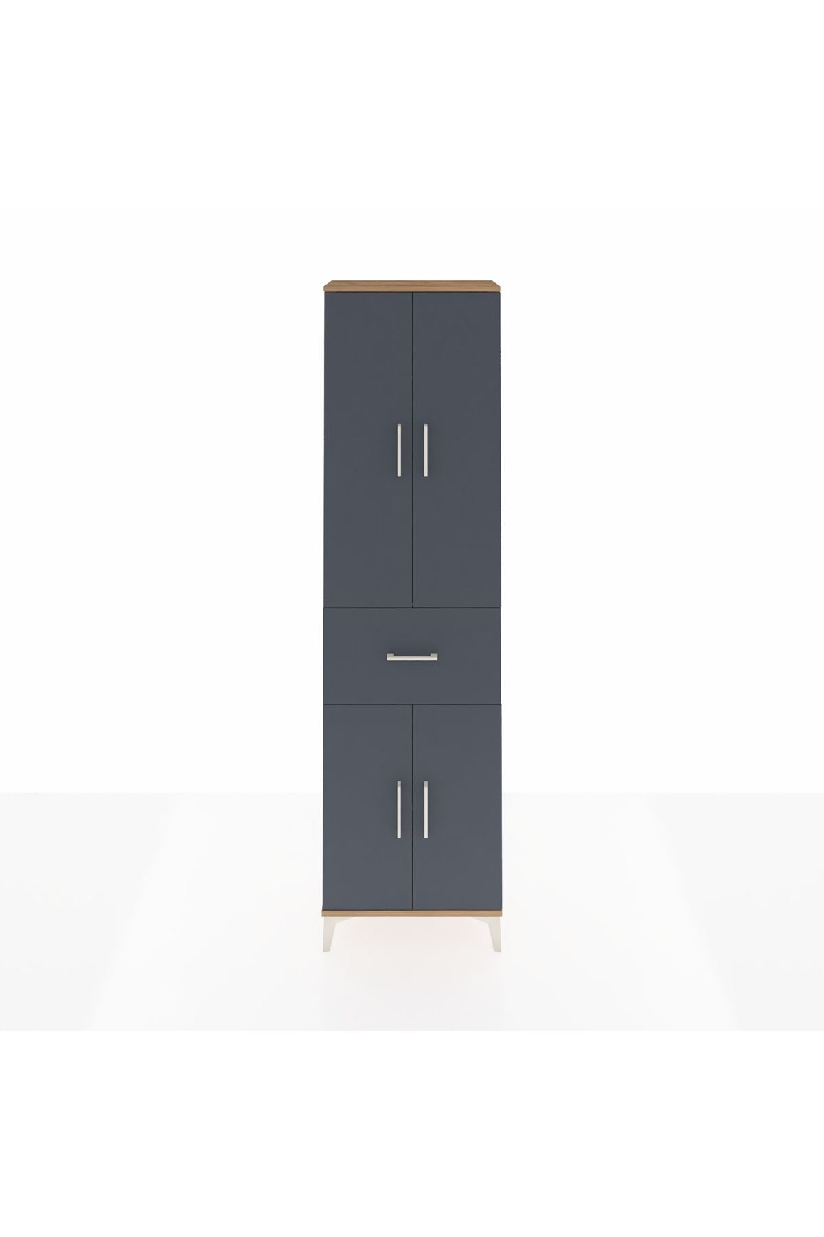 Arges Dolap 2 Raflı Tek Çekmeceli Tek Askılı 60x30x221 - S29M200V8A