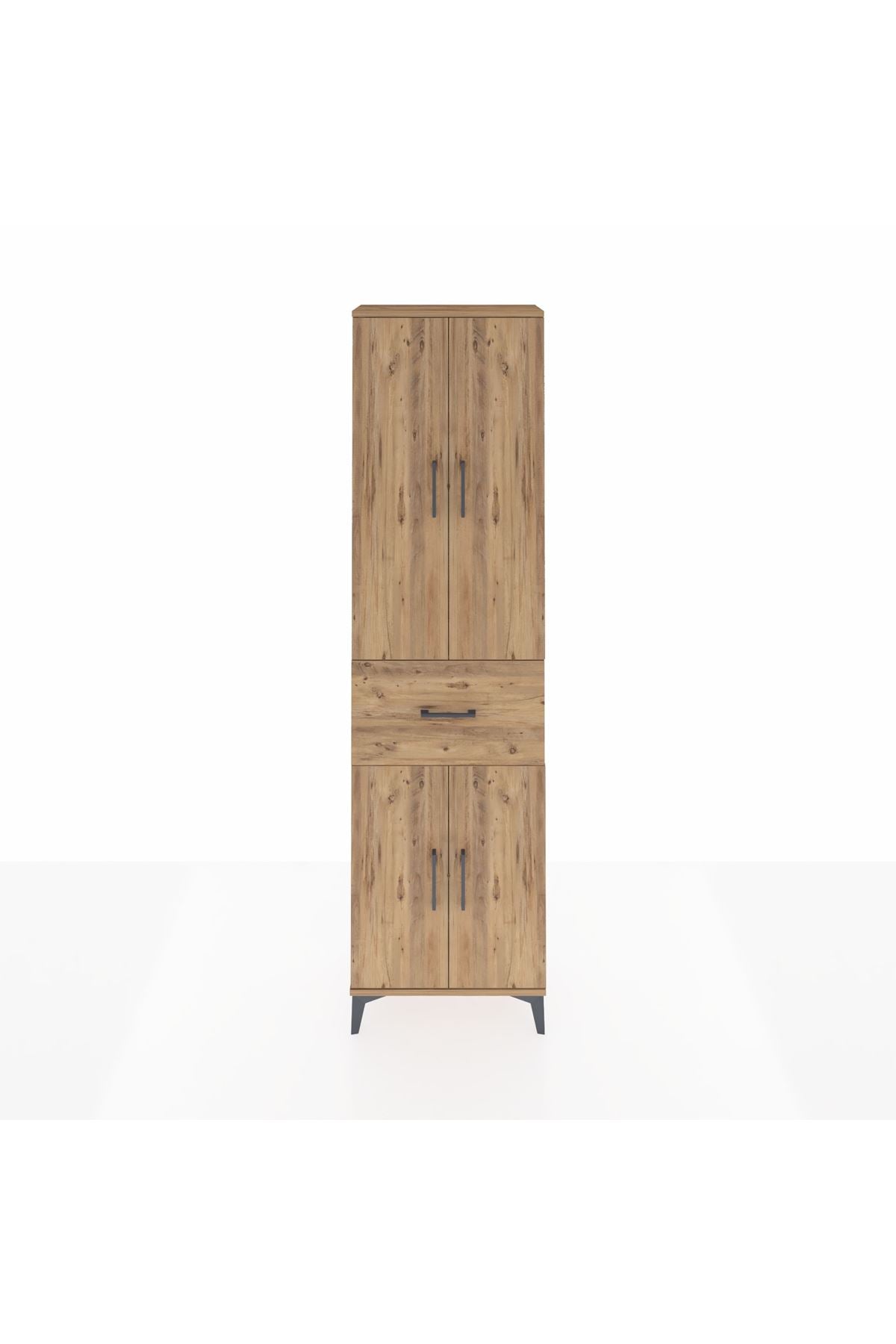 Arges Dolap 2 Raflı Tek Çekmeceli Tek Askılı 60x30x221 - S29M200V9A