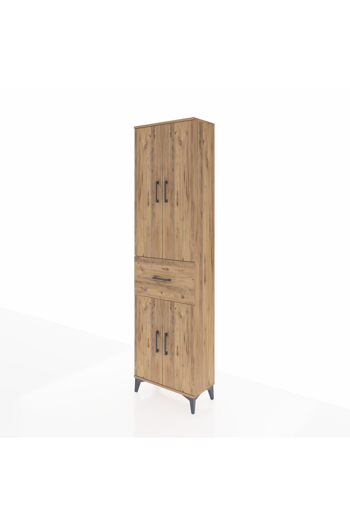 Arges Dolap 2 Raflı Tek Çekmeceli Tek Askılı 60x30x221 - S29M200V9A