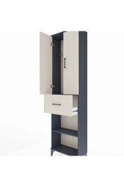 Arges Dolap 2 Raflı Tek Çekmeceli Tek Askılı 60x30x221 - S29M201V4A