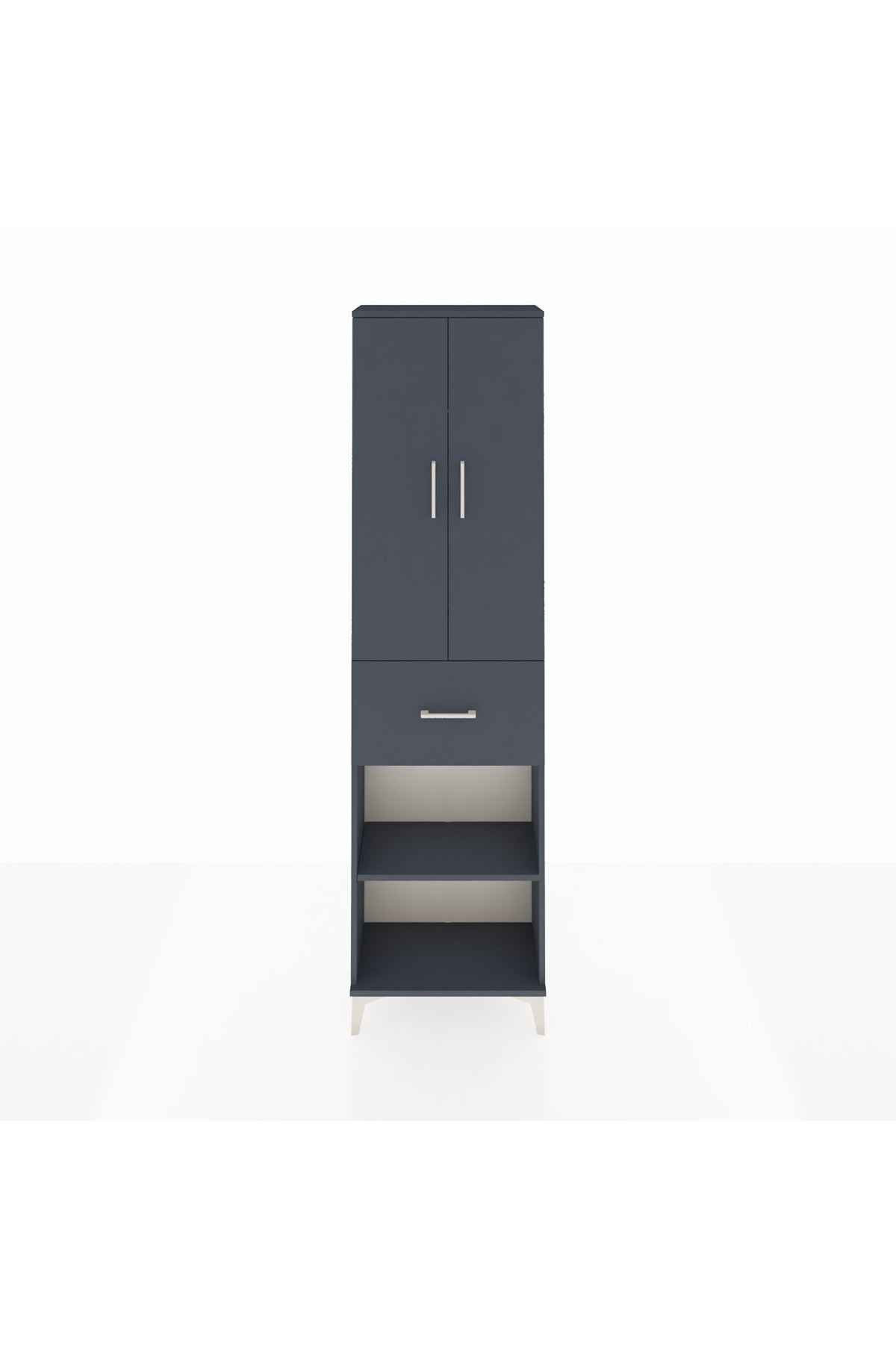 Arges Dolap 2 Raflı Tek Çekmeceli Tek Askılı 60x30x221 - S29M201V5A