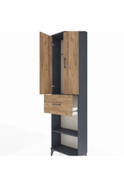 Arges Dolap 2 Raflı Tek Çekmeceli Tek Askılı 60x30x221 - S29M201V6A