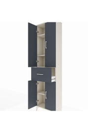 Arges Dolap 4 Raflı Tek Çekmeceli 4 Kapaklı 60x30x221 - S29M202V2A