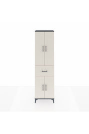 Arges Dolap 4 Raflı Tek Çekmeceli 4 Kapaklı 60x30x221 - S29M202V4A