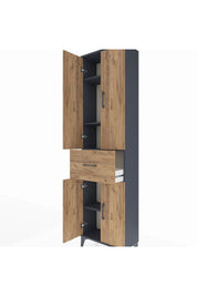Arges Dolap 4 Raflı Tek Çekmeceli 4 Kapaklı 60x30x221 - S29M202V6A