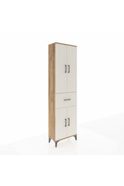 Arges Dolap 4 Raflı Tek Çekmeceli 4 Kapaklı 60x30x221 - S29M202V7A