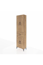 Arges Dolap 4 Raflı Tek Çekmeceli 4 Kapaklı 60x30x221 - S29M202V9A
