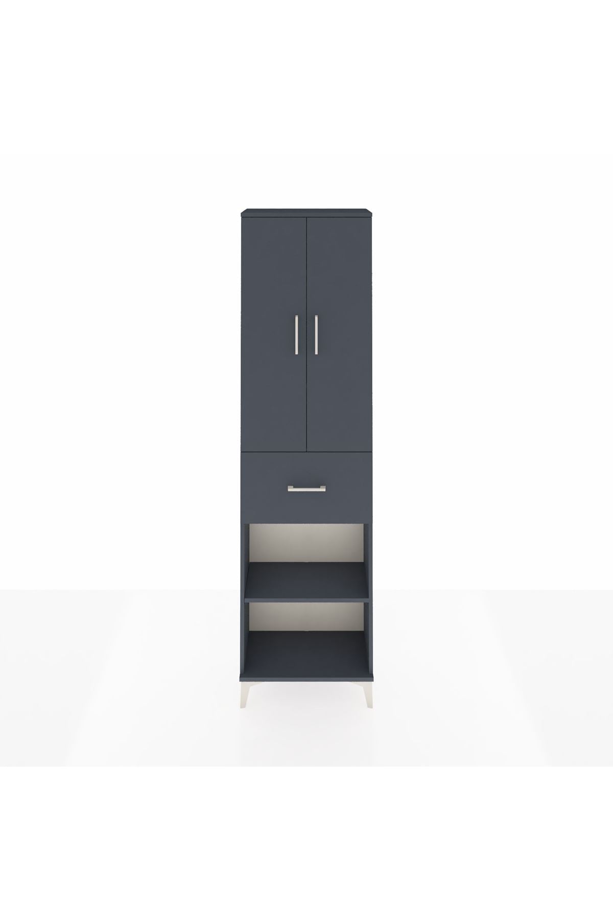 Arges Dolap 4 Raflı Tek Çekmeceli 2 Kapaklı 60x30x221 - S29M203V5A
