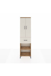 Arges Dolap 4 Raflı Tek Çekmeceli 2 Kapaklı 60x30x221 - S29M203V7A