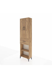 Arges Dolap 4 Raflı Tek Çekmeceli 2 Kapaklı 60x30x221 - S29M203V9A