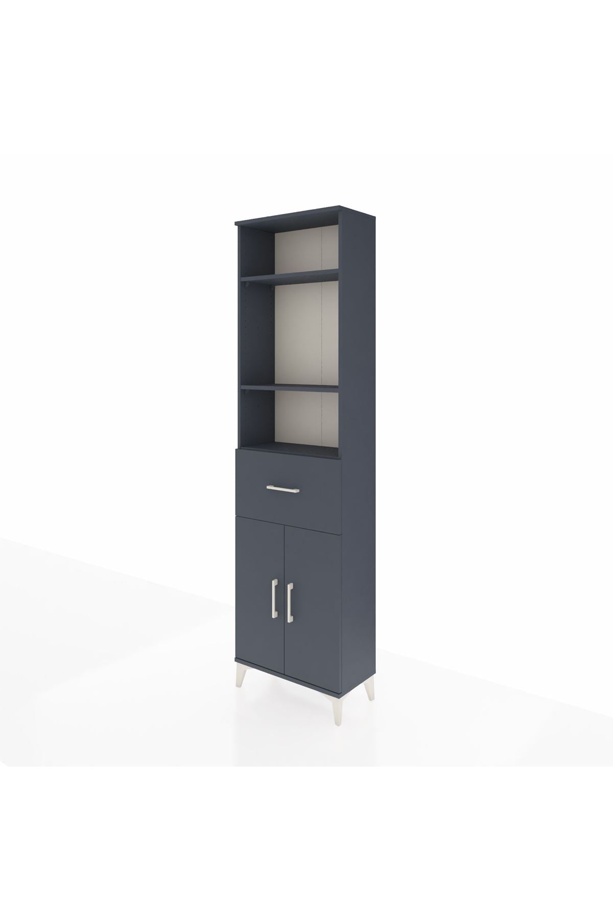 Arges Dolap 4 Raflı Tek Çekmeceli 2 Kapaklı 60x30x221 - S29M204V5A