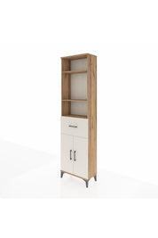 Arges Dolap 4 Raflı Tek Çekmeceli 2 Kapaklı 60x30x221 - S29M204V7A