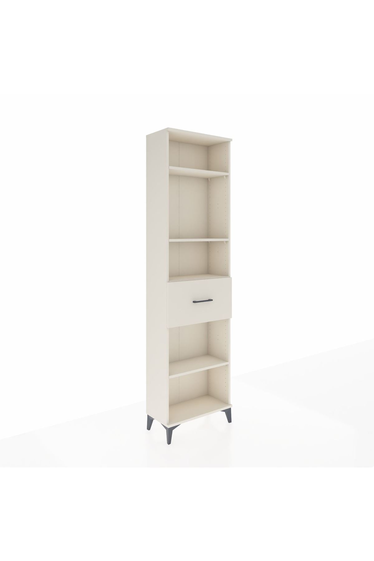 Arges Dolap 4 Raflı Tek Çekmeceli 60x30x221 - S29M205V1A