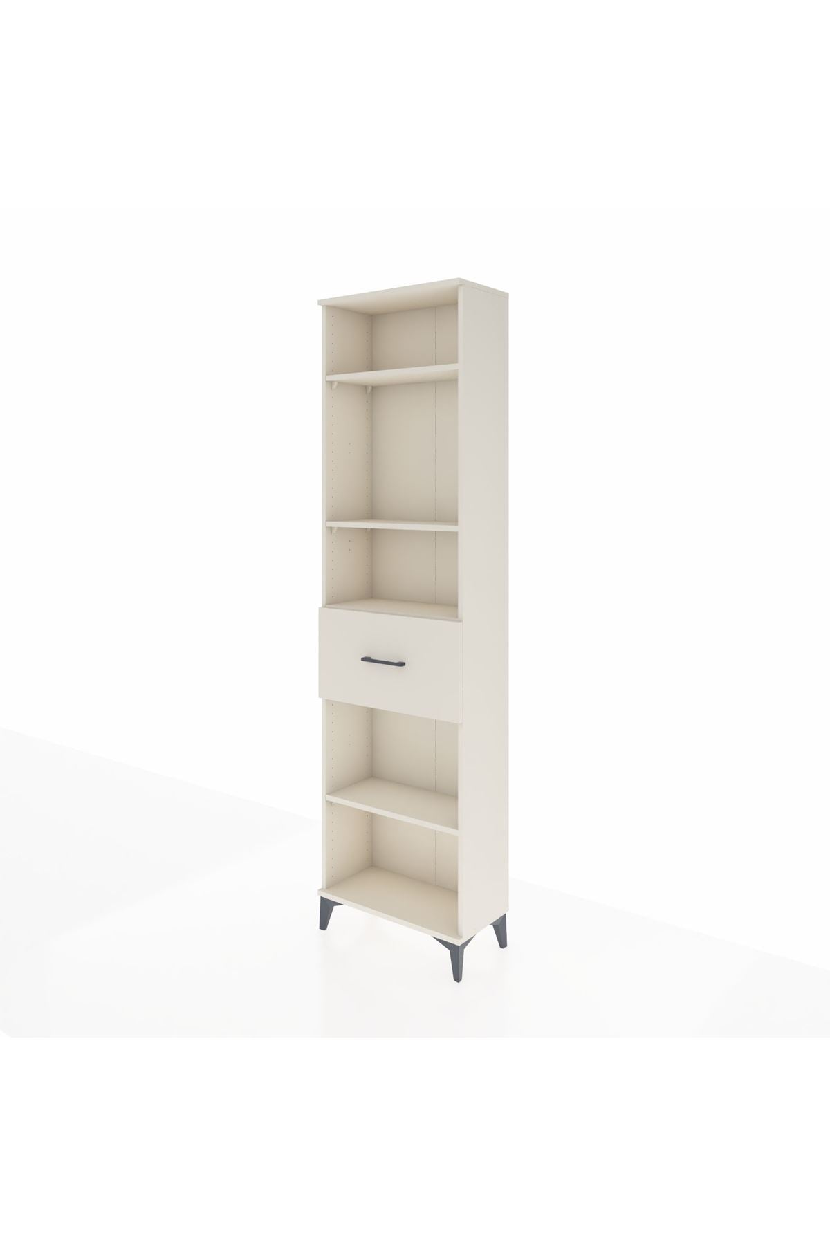 Arges Dolap 4 Raflı Tek Çekmeceli 60x30x221 - S29M205V1A