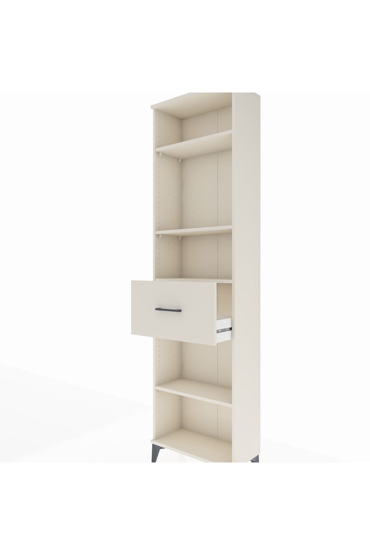 Arges Dolap 4 Raflı Tek Çekmeceli 60x30x221 - S29M205V1A