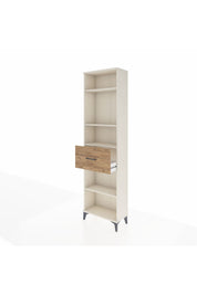 Arges Dolap 4 Raflı Tek Çekmeceli 60x30x221 - S29M205V3A
