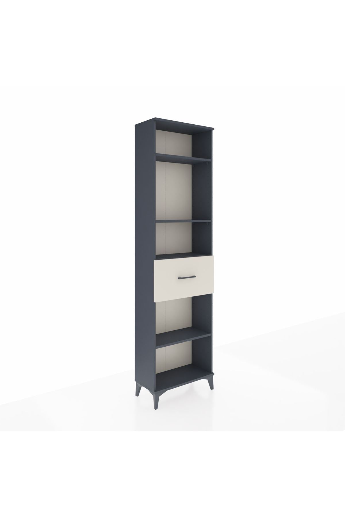 Arges Dolap 4 Raflı Tek Çekmeceli 60x30x221 - S29M205V4A
