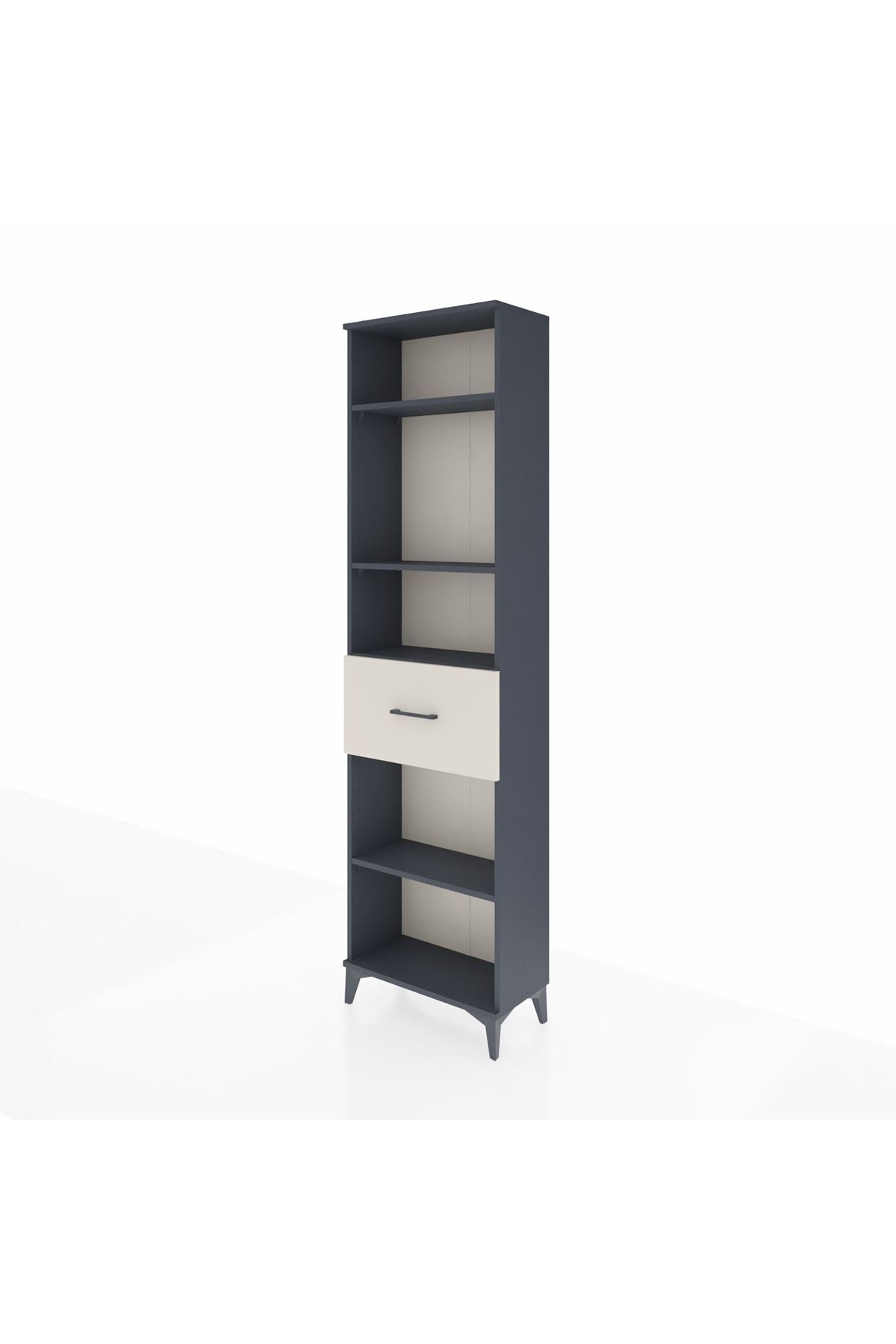 Arges Dolap 4 Raflı Tek Çekmeceli 60x30x221 - S29M205V4A