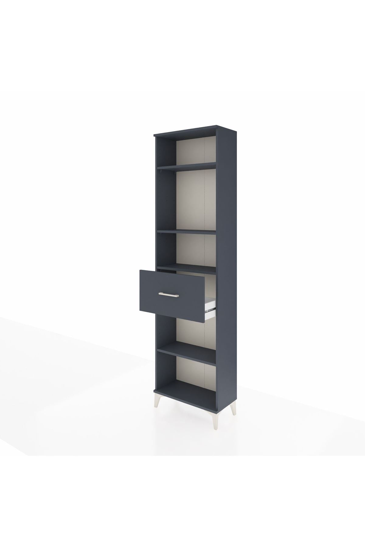 Arges Dolap 4 Raflı Tek Çekmeceli 60x30x221 - S29M205V5A