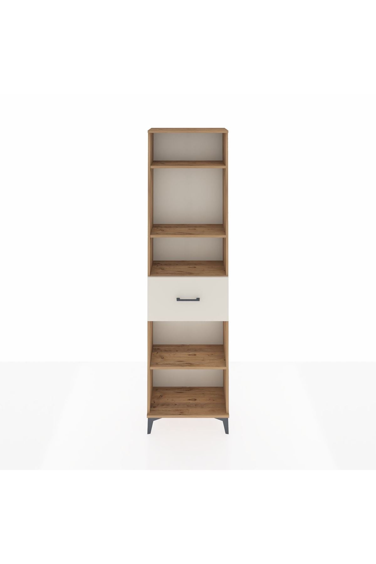 Arges Dolap 4 Raflı Tek Çekmeceli 60x30x221 - S29M205V7A